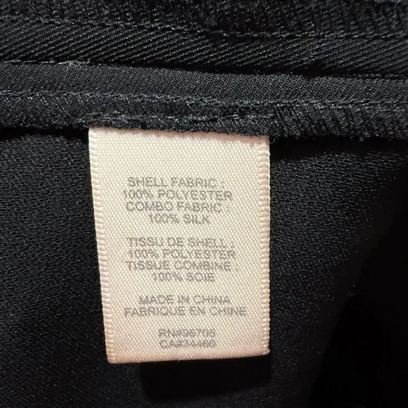 Rebecca Taylor Black and Cream Striped Mini Dress - Picture 4 of 7